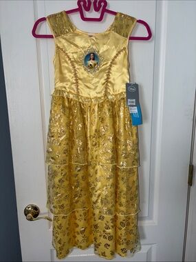 Disney Yellow Belle Princess Dress Nightgown